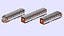 collection de 17 trains de voyageurs