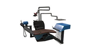 3D surgery bed dentist model