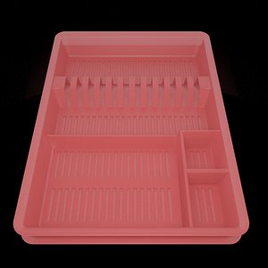 3d v-ray dish drainer model