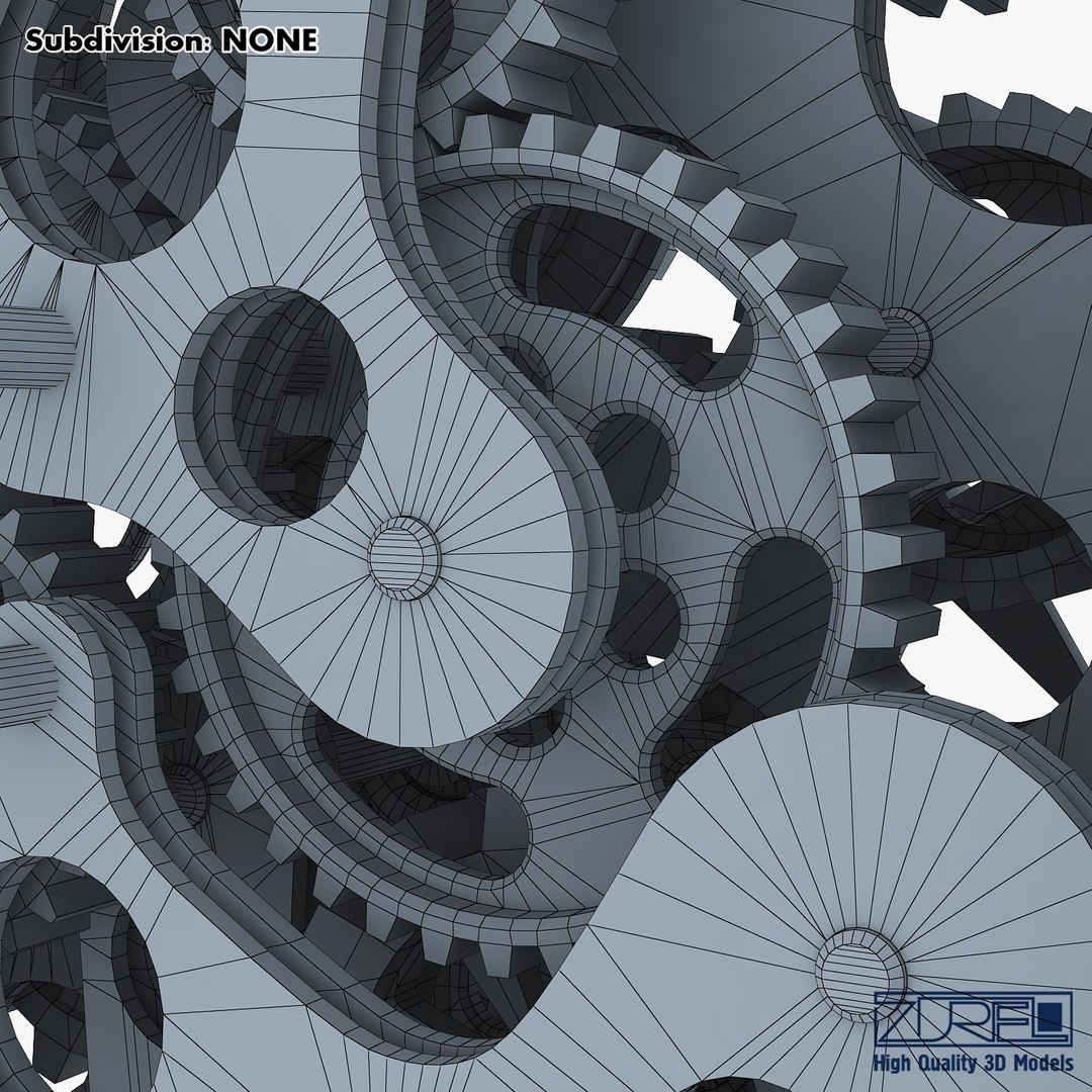 gear mechanism v 1 3D model https://p.turbosquid.com/ts-thumb/Mx/nyAPwH/IRNPQZJ3/gear_mechanism_low_poly_v_1_wireframe_0026/jpg/1510070731/1920x1080/fit_q87/893fa3d364baaa77acb9888db958d05241e2890a/gear_mechanism_low_poly_v_1_wireframe_0026.jpg