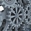 기어 메커니즘 Low Poly v 1