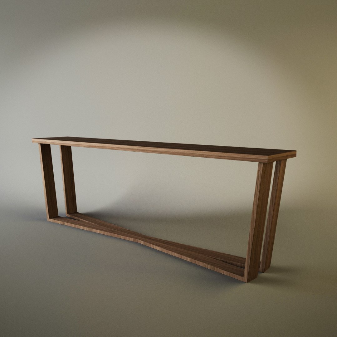 3d Model Console Table