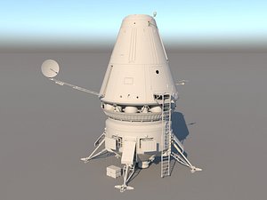 3D landing module model