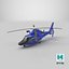 3D model Blue Patrol Helicopter