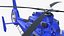 3D model Blue Patrol Helicopter