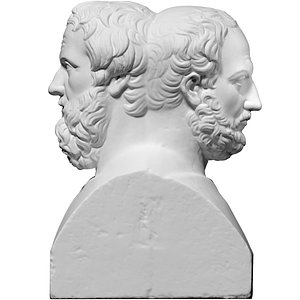 Double herm of Thucydides and Herodotus