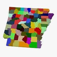 County Map - Arkansas