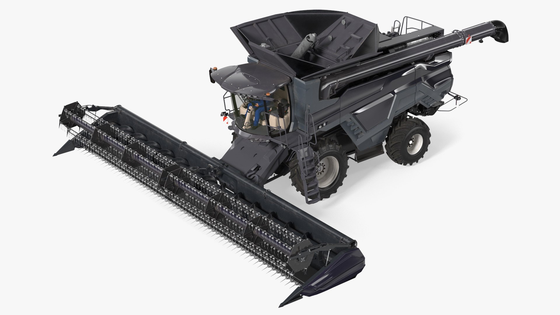 Driver Harvester Massey Ferguson Ideal 3D model preview