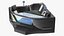 Modern Whirlpool Corner Bathtub Black