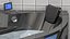 Modern Whirlpool Corner Bathtub Black