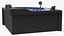 Modern Whirlpool Corner Bathtub Black