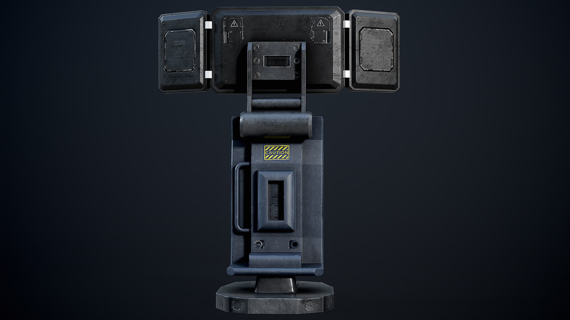 Sci-Fi Control Panel PBR 3D Model - TurboSquid 2031816