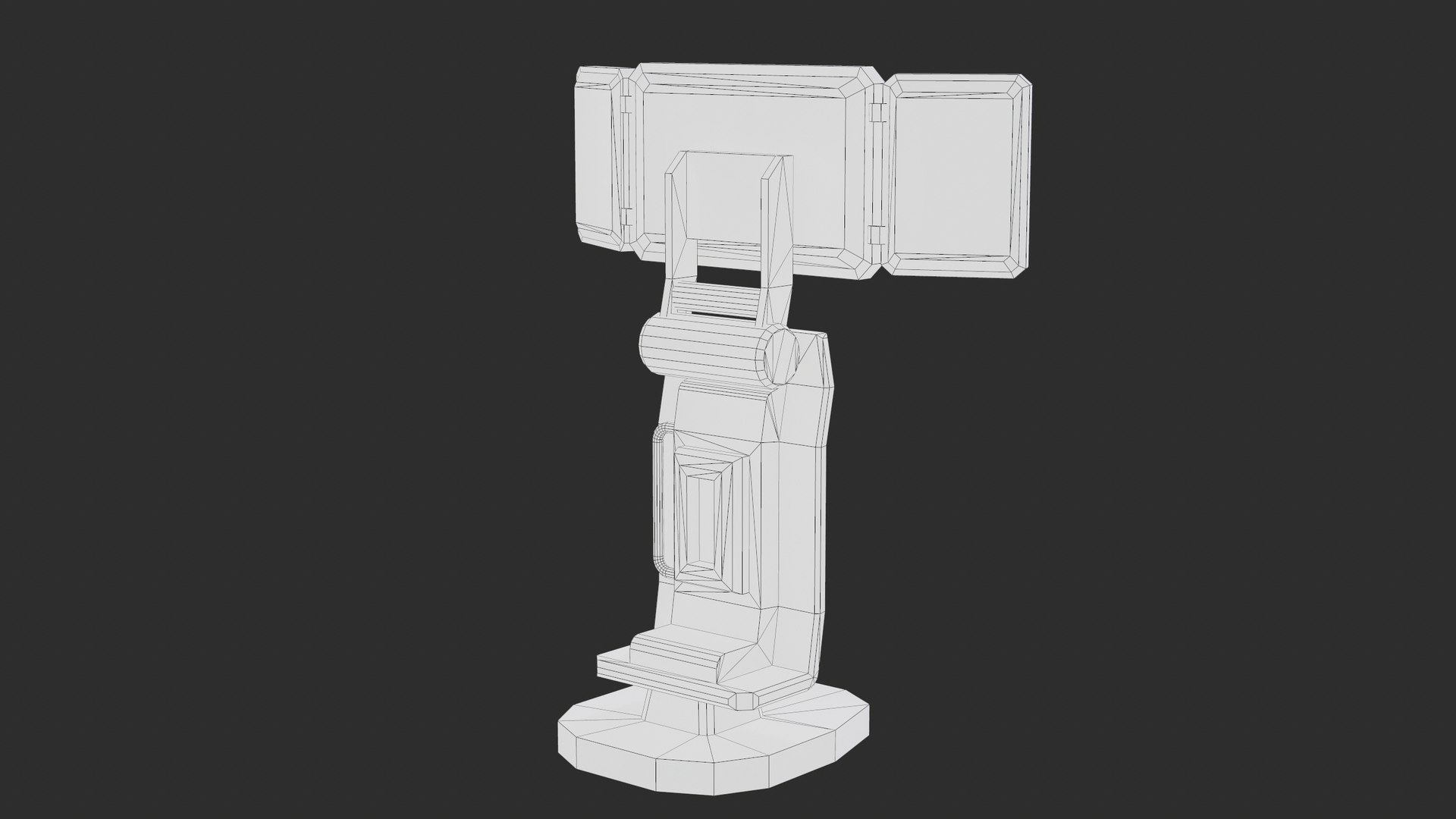 Sci-Fi Control Panel PBR 3D Model - TurboSquid 2031816