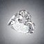 3D heart diamond