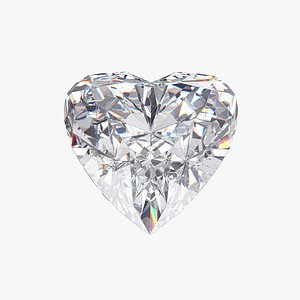 3D heart diamond
