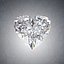 3D heart diamond