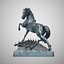 Horse And The Harrow Bronze