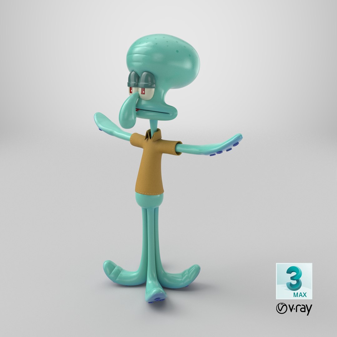 Squidward Tentacles Character 3D model https://p.turbosquid.com/ts-thumb/My/0i4amb/0W/stemcell_max_vray_render/png/1718701169/1920x1080/fit_q87/b92064d6217078e3b3e015f3231c5a8da677d643/stemcell_max_vray_render.jpg