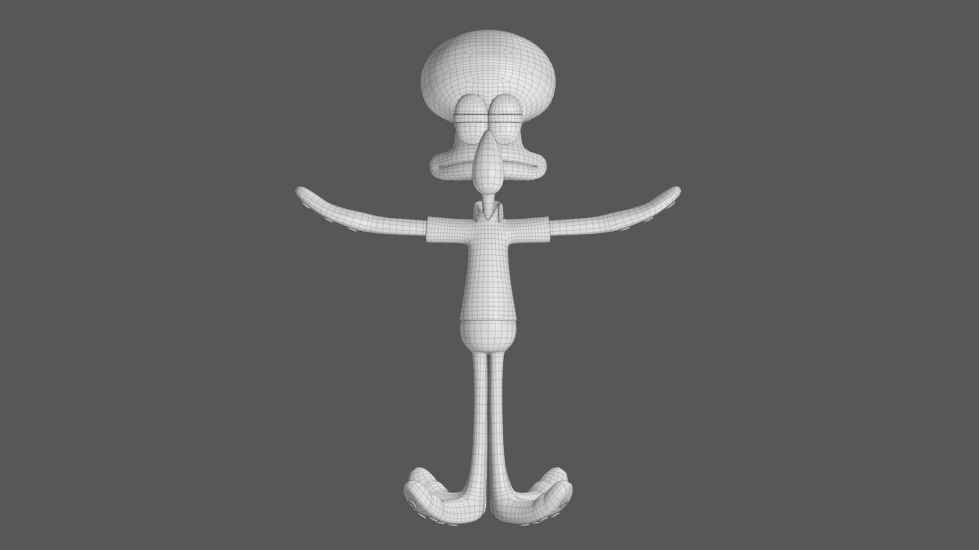 Squidward Tentacles Character 3D Model - TurboSquid 2162524