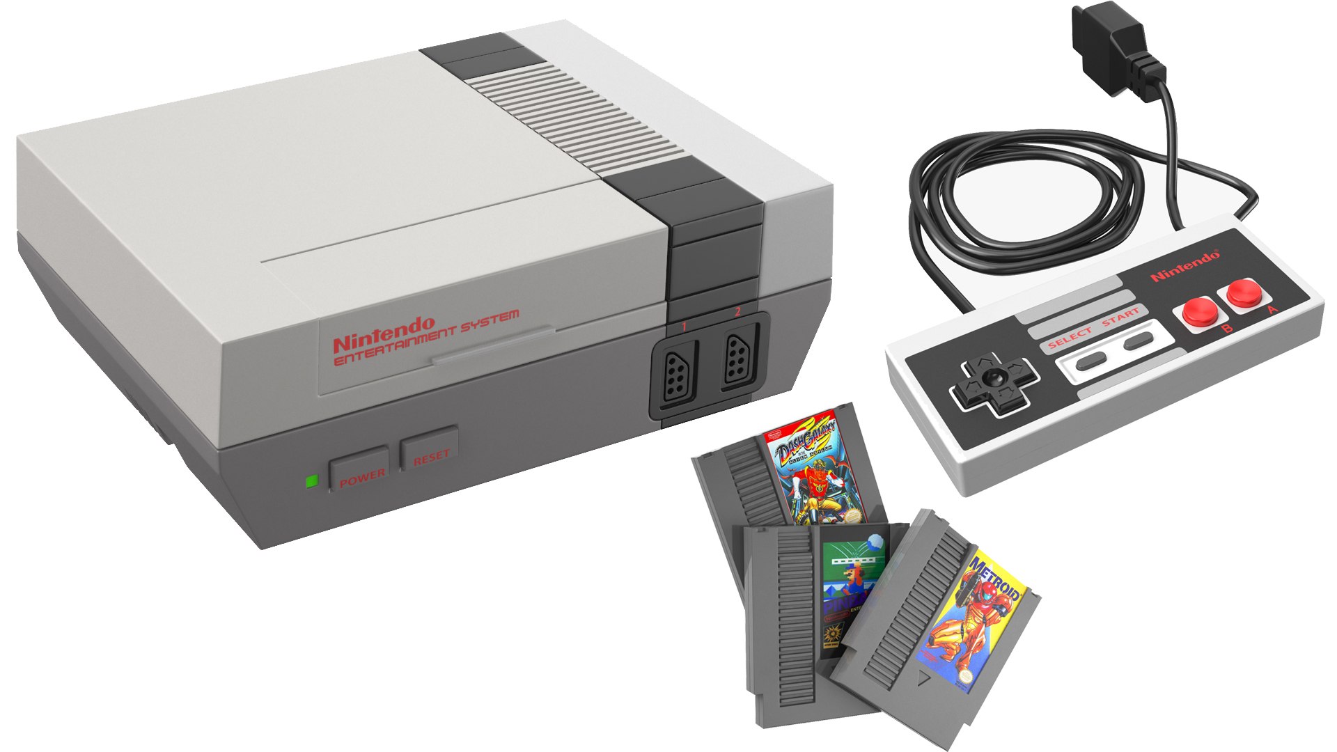 3D Full Nintendo Entertainment System Console - TurboSquid 1957535