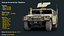 4 carros militares blindados com pacote interno em tempo real