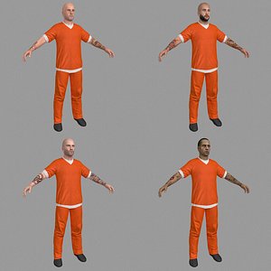 3D model pack prisoner