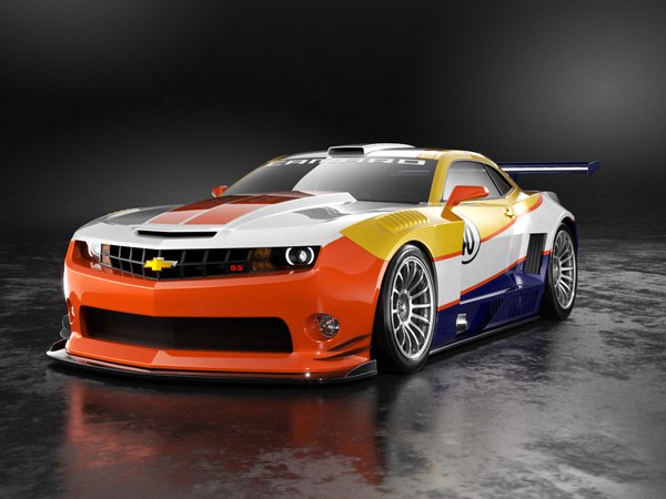 modelo 3d Camaro Racing Concept con configuración de iluminación ...