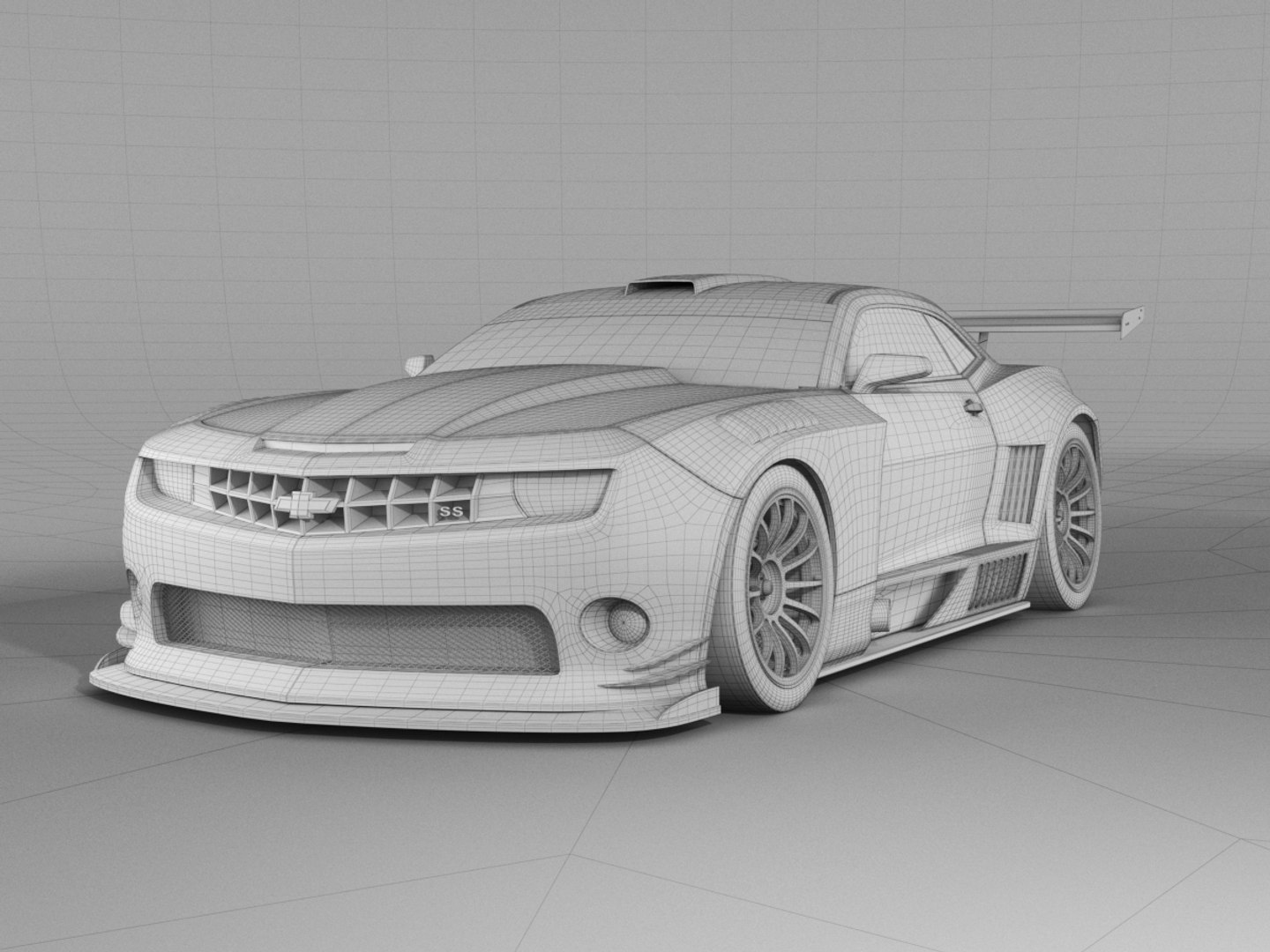 Camaro Racing Concept 3ds