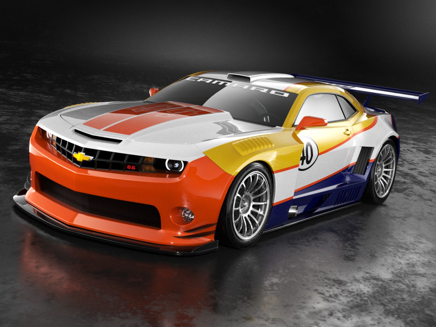 Camaro Racing Concept 3ds