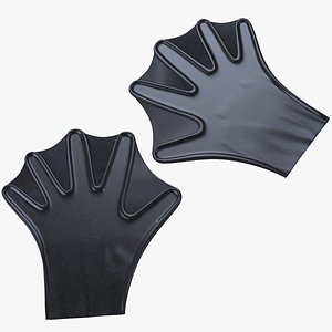 Silicone Bodyboarding Webbed Gloves
