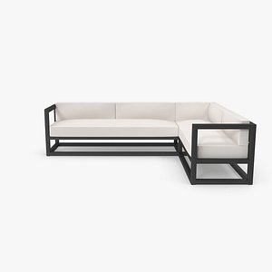 3D Corner Outdoor Sofa