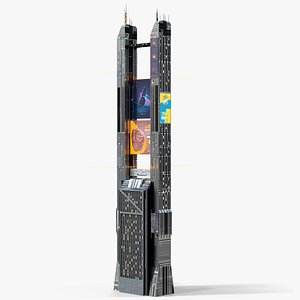 Sci-Fi Futuristic Skyscraper PBR 09