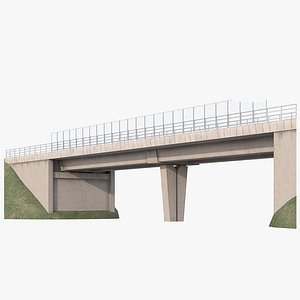 Bridge concrete under the road