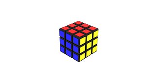 Rubik's Cube With Solving Animation