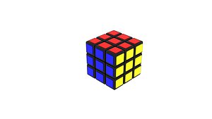 Rubik's Cube With Solving Animation