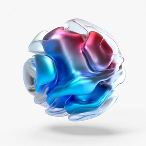 3D Modern Abstract Spherical Geometrical Sphere Orb