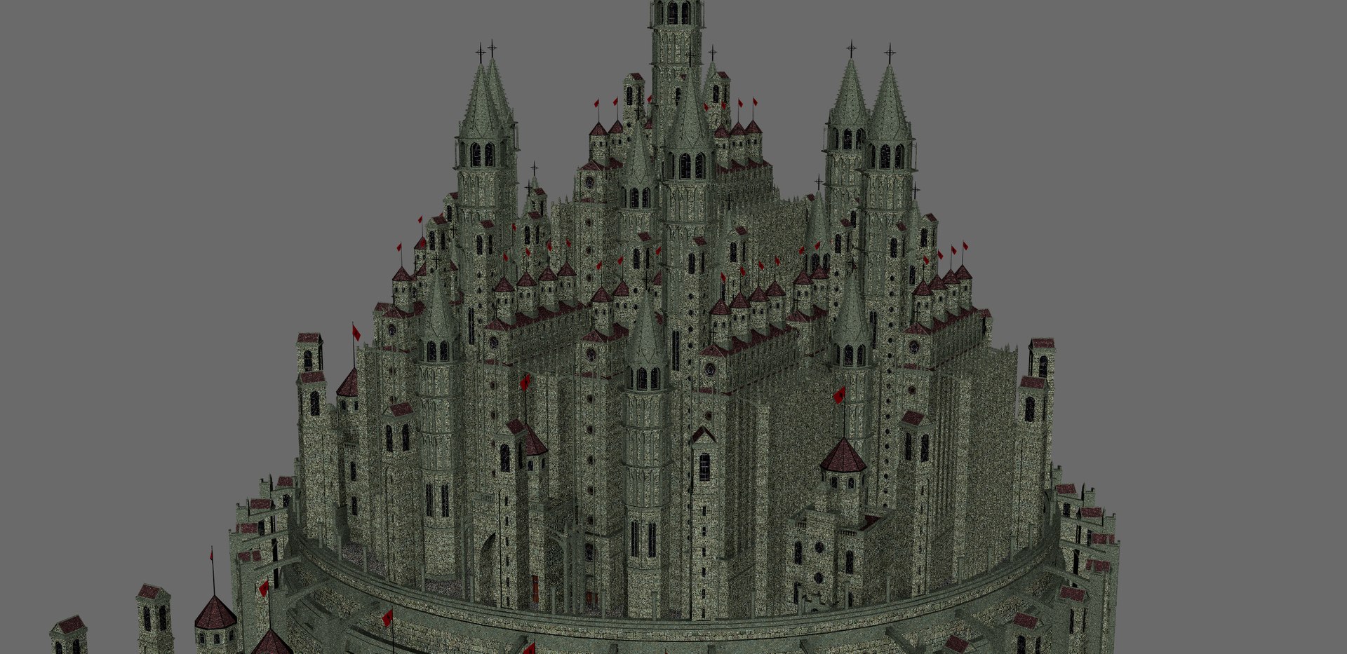 3D Big Castle V8 Model - TurboSquid 2222270