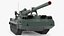 2S7 Pion Self Propelled Heavy Artillery Clean Rigged