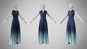 Dress 55 Yankees Blue