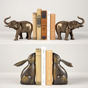 3D book elephant model