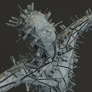 Sci -Fi Shapes - The Scarecrow Low-poly