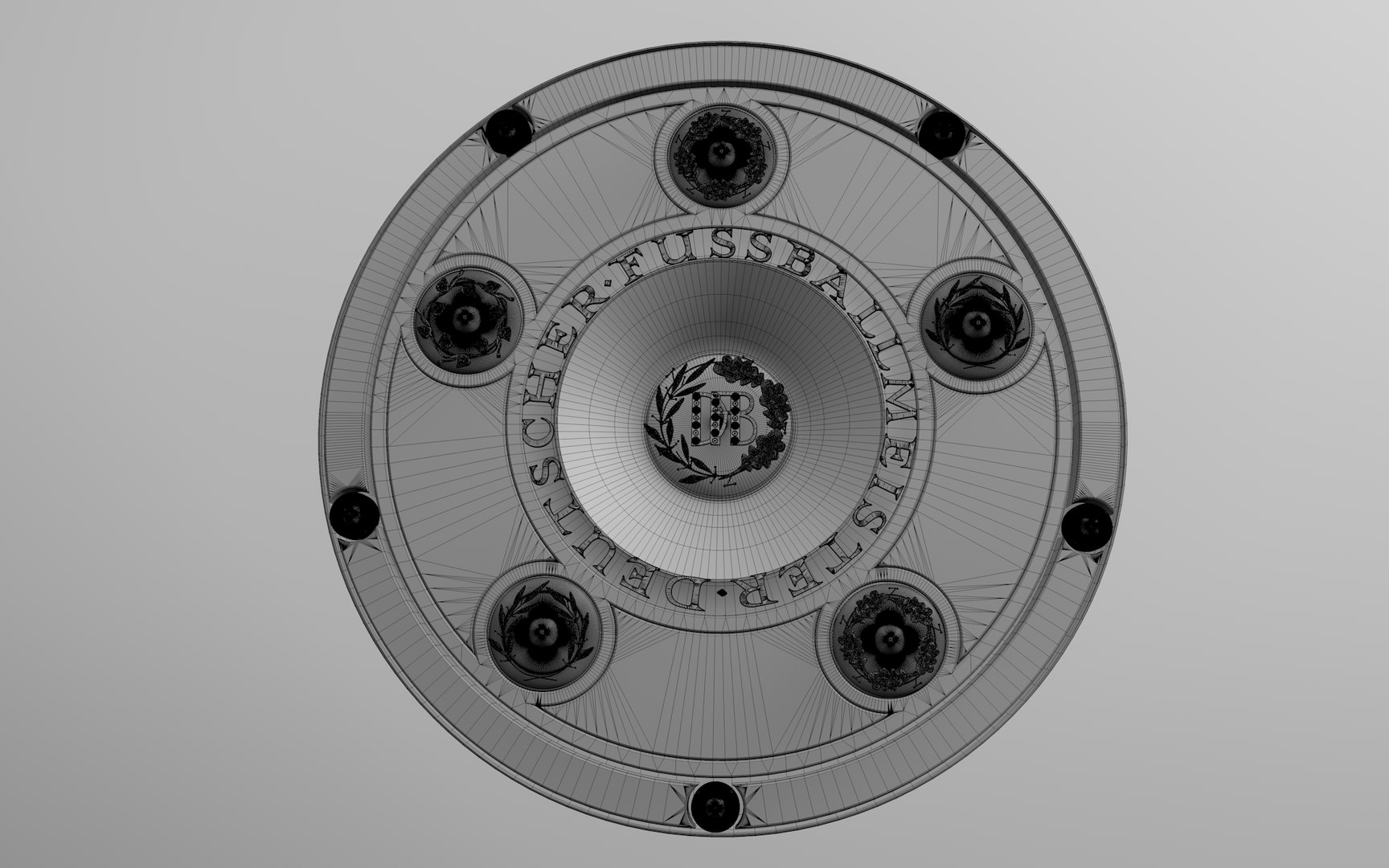 3D Model BUNDESLIGA Champions Trophy 2024 L2127 TurboSquid 2216588