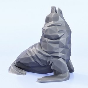 fur seal 3D model