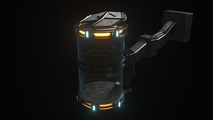 3D model equipment pod space