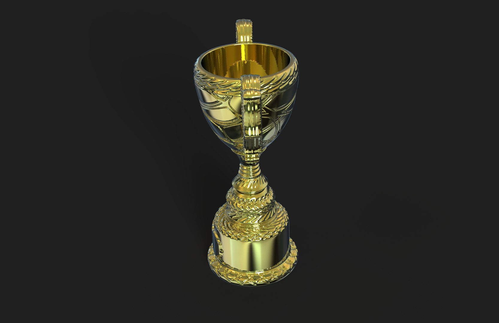 3D champion cup - TurboSquid 1902825