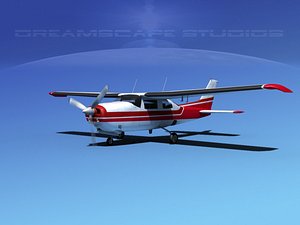 3d cockpit cessna 210 centurion
