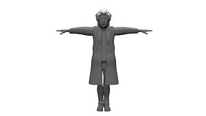 3D albert einstein