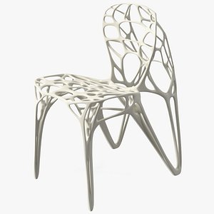 3D Modern GENERICO Chair White