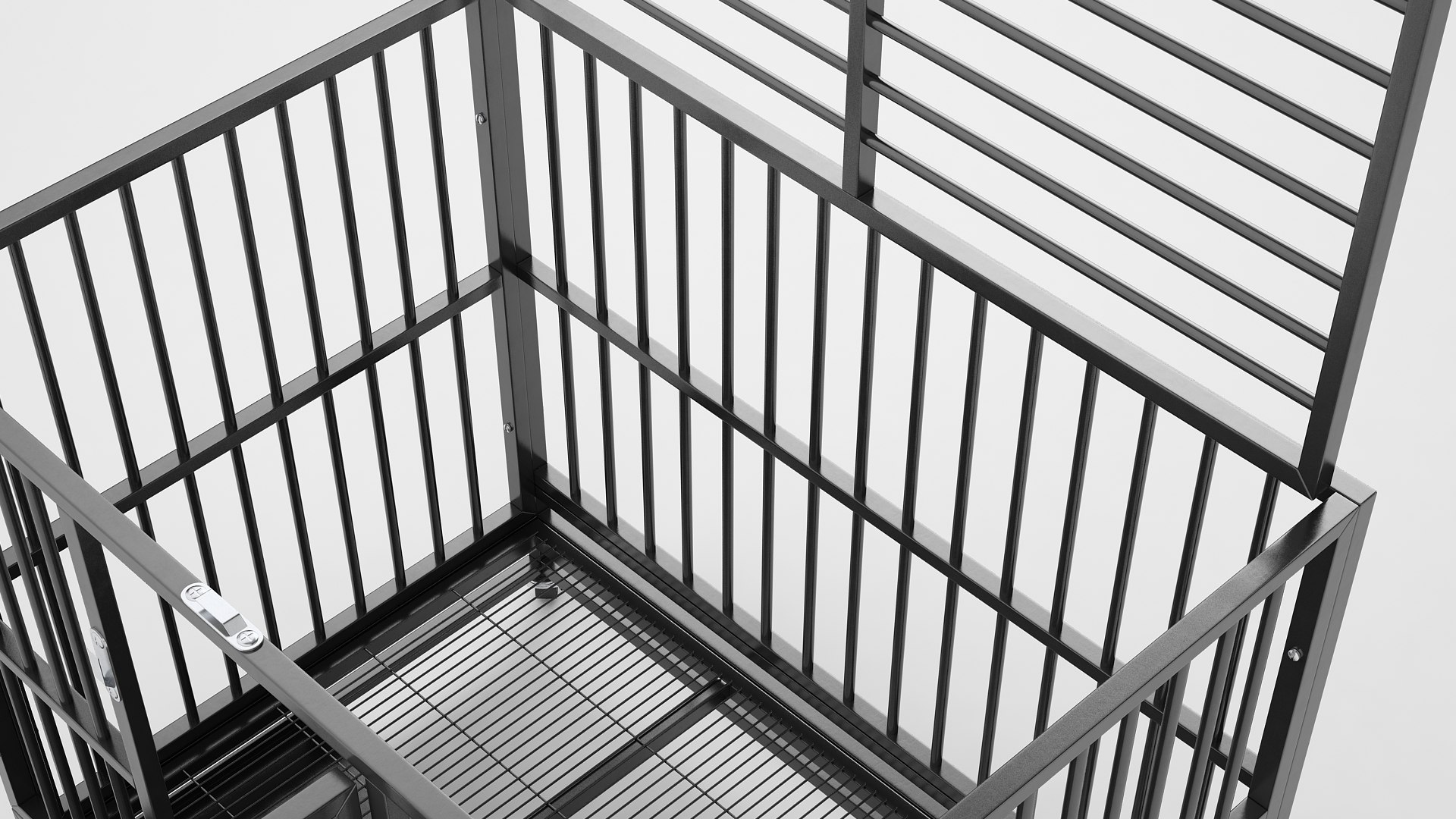 Heavy Duty Metal Dog Cage Crate 03 3D model TurboSquid 1817631