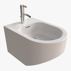 Spruzzatore per bidet portatile dorato a parete Modello 3D $19 - .3ds  .blend .c4d .fbx .max .ma .lxo .obj - Free3D